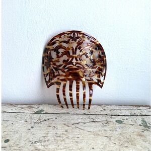 Large Spanish Mantilla Style Hair Comb Peineta Tortoiseshell
